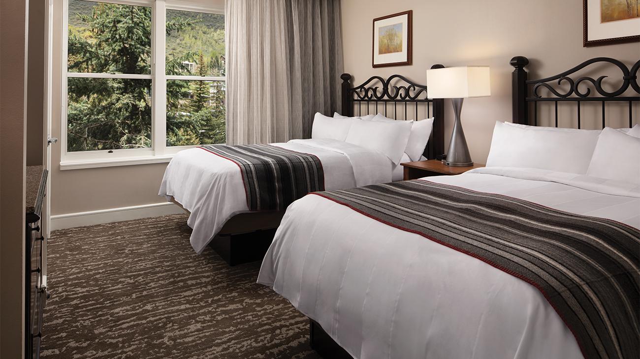 Kamar Tidur Tamu Vila dengan 2 Kamar Tidur